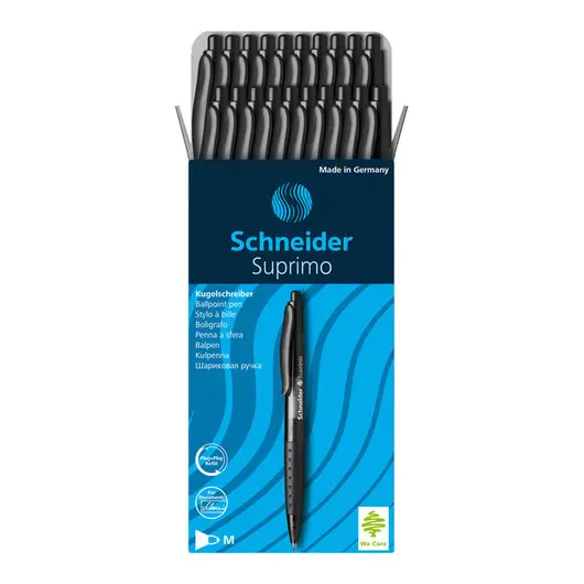 Ручка шариковая автоматическая Schneider &quot;Suprimo&quot; черная, 1,0мм, грип, фото 2