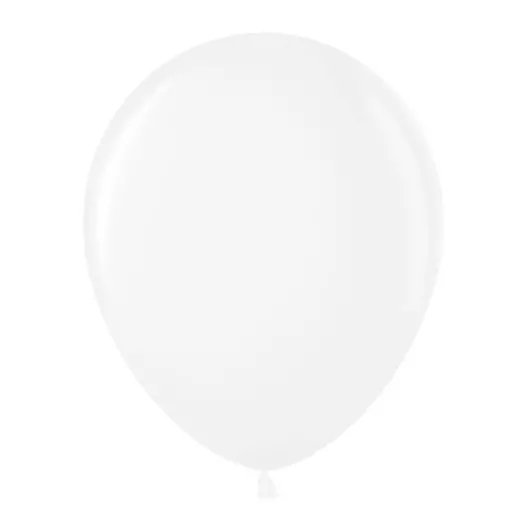 Воздушные шары,  50шт., М12/30см, MESHU, пастель, белый, фото 1
