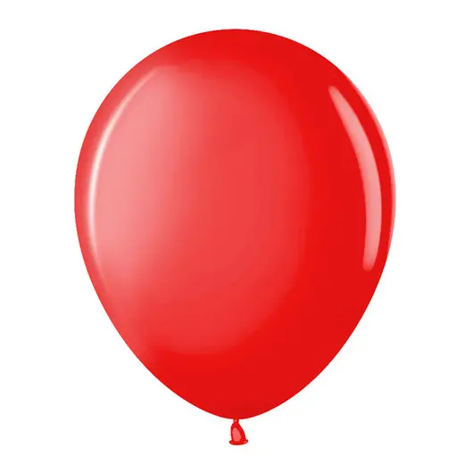 Воздушные шары,  50шт., М12/30см, MESHU, пастель, красный, фото 1