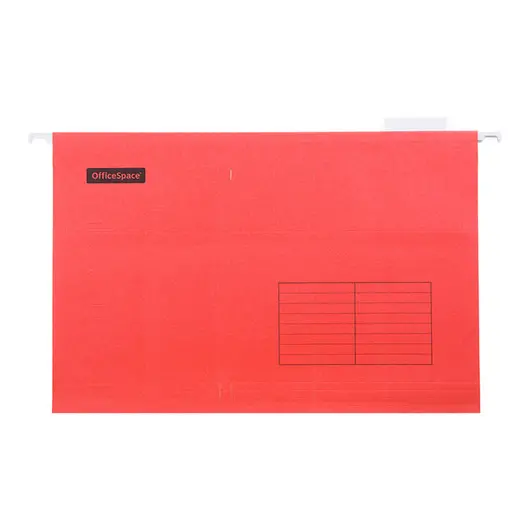 Подвесная папка OfficeSpace Foolscap (365*240мм), красная, фото 2
