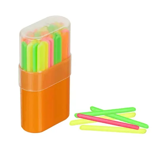 Счетные палочки СТАММ (50 штук) многоцветные, в пластиковом пенале, СП04, фото 2