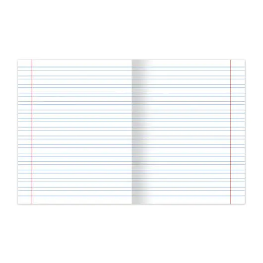 Тетрадь Зелёная обложка 12 л. HATBER, офсет, узкая линия с полями, 12Т5B7 05112, T058084, фото 3