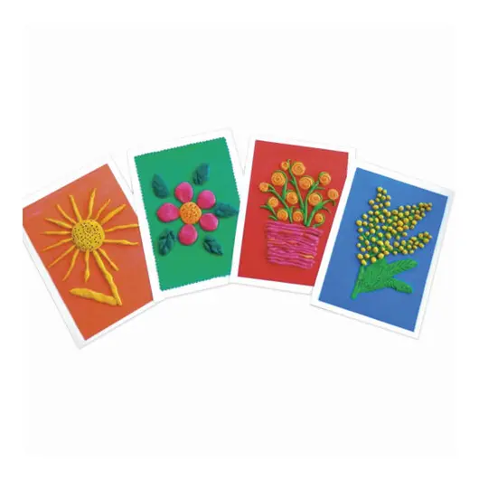 Пластилин на растительной основе (тесто для лепки) ПИФАГОР, 12 цветов, 360 г, пластиковое ведро, 104546, фото 5