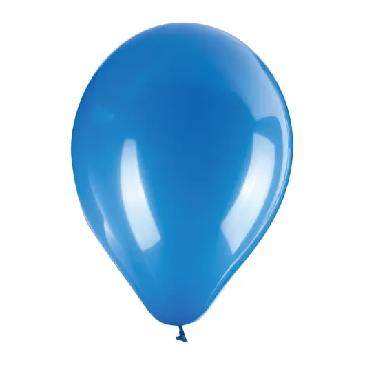 Шары воздушные ZIPPY (ЗИППИ) 12&quot; (30 см), комплект 50 шт., синие, в пакете, 104188, фото 1