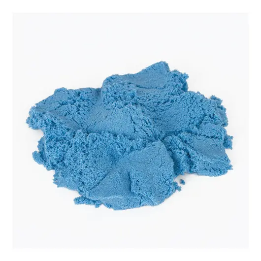 Песок для лепки кинетический ЮНЛАНДИЯ, синий, 500 г, 2 формочки, ведерко, 104996, фото 2