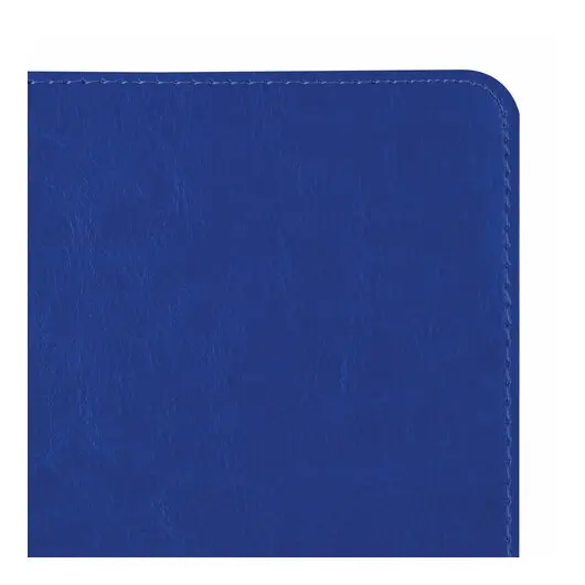 Тетрадь А5 (148x218 мм), BRAUBERG &quot;Office PRO&quot;, под кожу, гребень, 80 л., синяя, 111045, фото 12