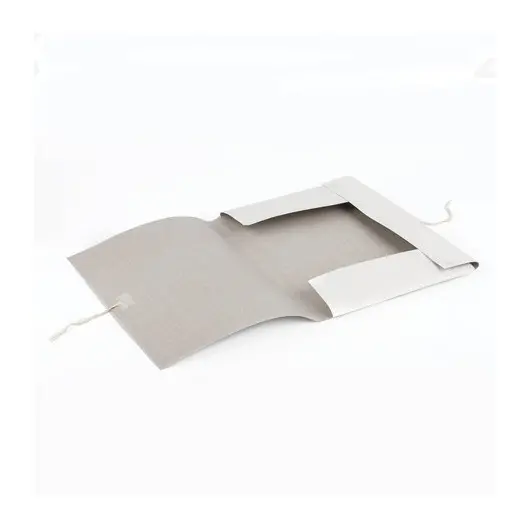 Папка для бумаг с завязками картонная мелованная BRAUBERG, 280 г/м2, до 200 листов, 110924, фото 3