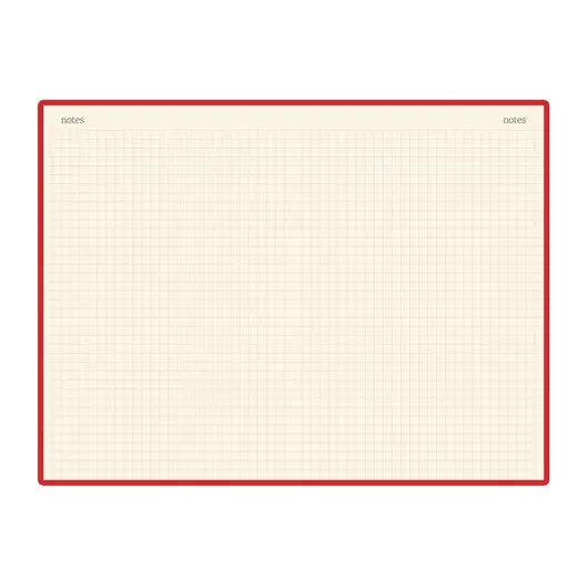 Бизнес-Блокнот А6, 100 л., твердая обложка, балакрон фактурный, на резинке, BV, Красный, 3-102/04, фото 7