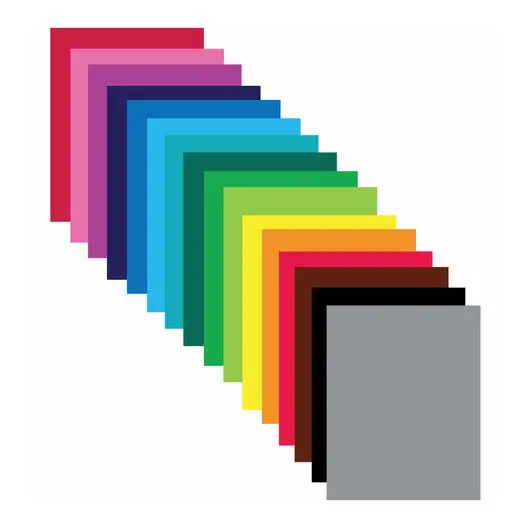 Цветная бумага А4 2-сторонняя мелованная, 16 листов 16 цветов, на скобе, BRAUBERG ЭКО, 200х280 мм, &quot;Кораблик&quot;, 111327, фото 2