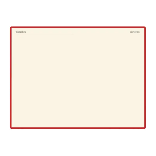 Бизнес-Блокнот А5,100 л., твердая обложка, балакрон, на резинке, BV, Красный, 3-101/04, фото 2