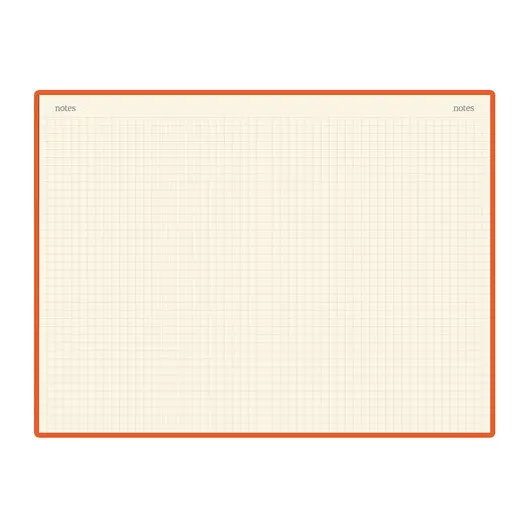 Бизнес-Блокнот А5, 100 л., твердая обложка, балакрон, на резинке, BV, Оранжевый, 3-101/05, фото 7