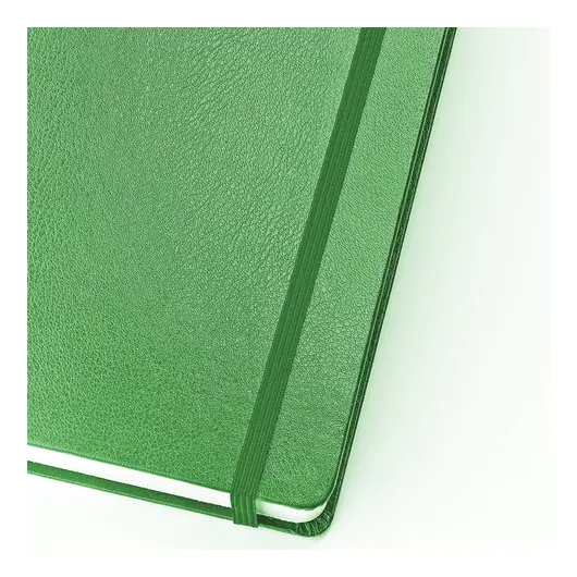 Бизнес-Блокнот А5, 100 л., твердая обложка, балакрон, открытие вверх, Bruno Visconti, Зеленый, 3-103/03, фото 4