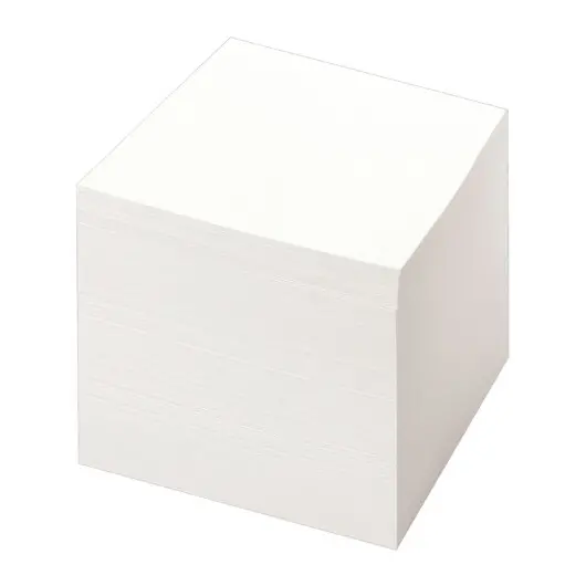 Блок для записей STAFF непроклеенный, куб 8*8*8 см, белый, белизна 90-92%, ХХХХХХ, фото 3