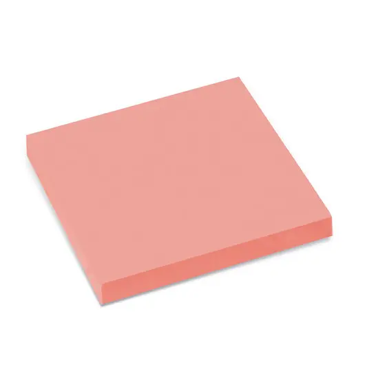 Блок самоклеящийся (стикеры), BRAUBERG, НЕОНОВЫЙ, 76х76 мм, 90 листов, розовый, 122704, фото 2