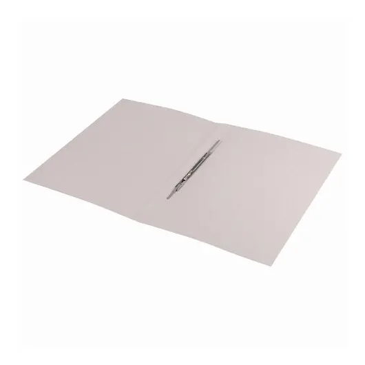 Скоросшиватель картонный мелованный BRAUBERG, гарантированная плотность 320 г/м2, белый, до 200 листов, 121512, фото 4