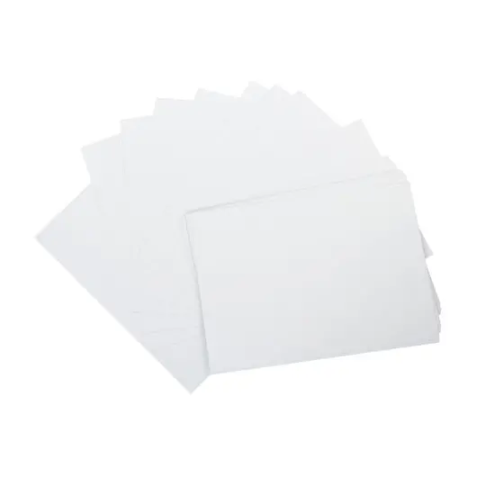 Картон белый А4 МЕЛОВАННЫЙ (глянцевый), 25 листов, в пленке, BRAUBERG, 210х297 мм, 124021, фото 2