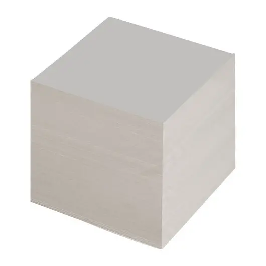 Блок для записей STAFF, непроклеенный, куб 9х9х9 см, белизна 70-80%, 126575, фото 6
