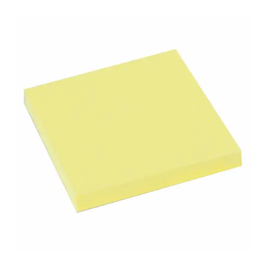 Блок самоклеящийся (стикеры) STAFF, 50х50 мм, 100 листов, желтый, 127142, фото 2