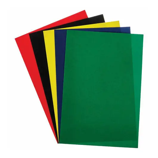 Цветная бумага А4 БАРХАТНАЯ, 5 листов 5 цветов, в папке, АППЛИКА, 205х295 мм, Ассорти, С2529, фото 4