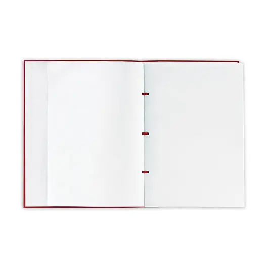 Папка для дипломного проекта STAFF, А4, 215х305 мм, жесткая обложка, бумвинил красный, 100 л., без рамки, 127525, фото 5