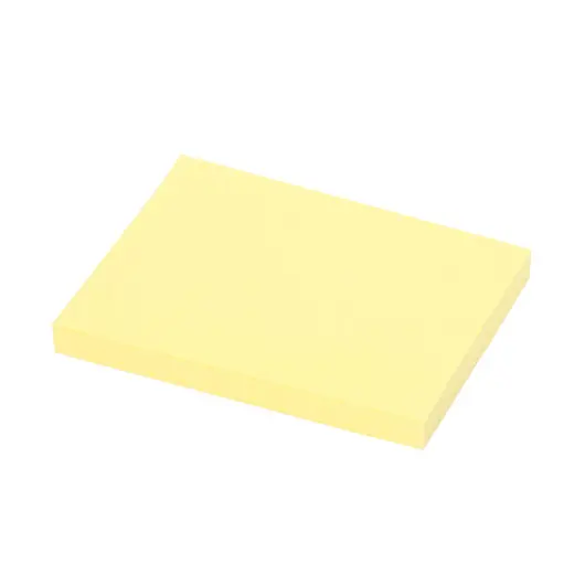 Блок самоклеящийся (стикеры) STAFF, 76х102 мм, 100 листов, желтый, 129353, фото 2
