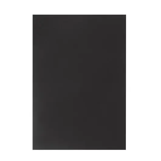 Цветной картон А4 ТОНИРОВАННЫЙ В МАССЕ, 10 листов, ЧЕРНЫЙ, 180 г/м2, ОСТРОВ СОКРОВИЩ, 129314, фото 2