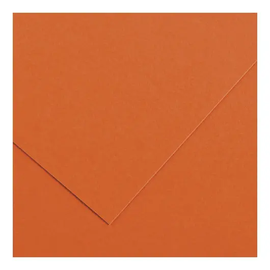 Бумага (картон) для творчества (1 лист) SADIPAL &quot;Sirio&quot; А2+ (500х650 мм), 240 г/м2, оранжевый, 7867, фото 3