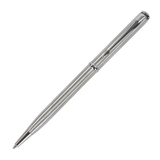 Ручка подарочная шариковая GALANT &quot;Arrow Chrome&quot;, корпус серебристый, хромированные детали, пишущий узел 0,7 мм, синяя, 140408, фото 2