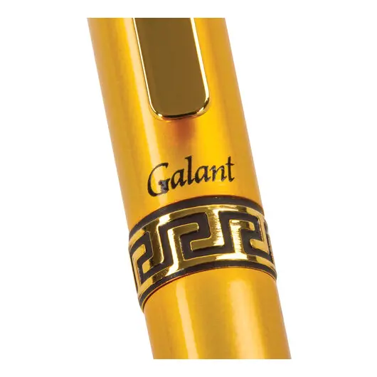 Ручка подарочная шариковая GALANT &quot;Ingrid&quot;, тонкий корпус, золотистый, золотистые детали, пишущий узел 0,7 мм, синяя, 141008, фото 7