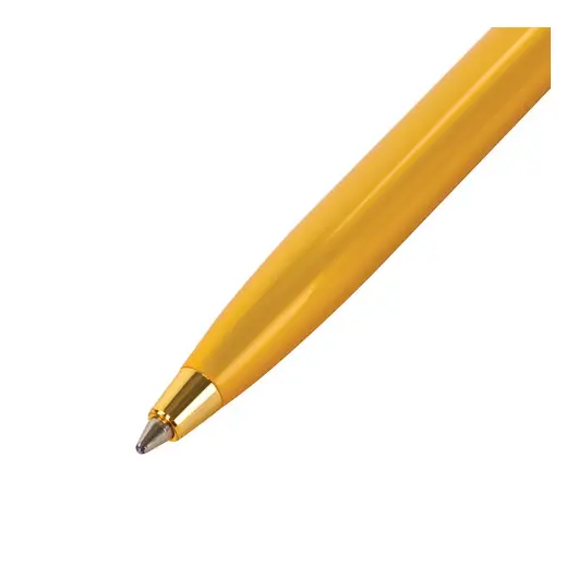 Ручка подарочная шариковая GALANT &quot;Ingrid&quot;, тонкий корпус, золотистый, золотистые детали, пишущий узел 0,7 мм, синяя, 141008, фото 5