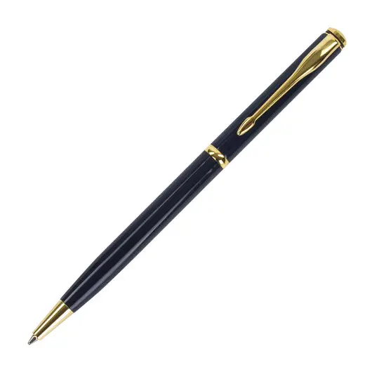 Ручка подарочная шариковая GALANT &quot;Arrow Gold Blue&quot;, корпус темно-синий, золотистые детали, пишущий узел 0,7 мм, синяя, 140653, фото 2