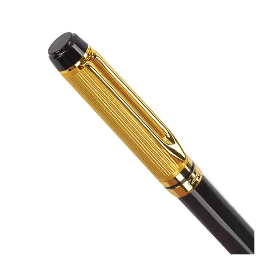 Ручка подарочная шариковая GALANT &quot;Classic&quot;, корпус черный с золотистым, золотистые детали, пишущий узел 0,7 мм, синяя, 140400, фото 5