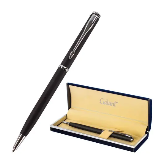 Ручка подарочная шариковая GALANT &quot;Arrow Chrome Grey&quot;, корпус серый, хромированные детали, пишущий узел 0,7 мм, синяя, 140652, фото 1