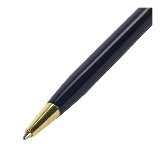 Ручка подарочная шариковая GALANT &quot;Arrow Gold Blue&quot;, корпус темно-синий, золотистые детали, пишущий узел 0,7 мм, синяя, 140653, фото 4