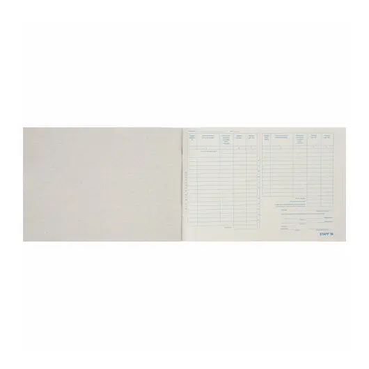Кассовая книга, форма КО-4, 48л, картон, блок типографский, А4 (203х285мм), STAFF, ХХ, 130231, фото 3