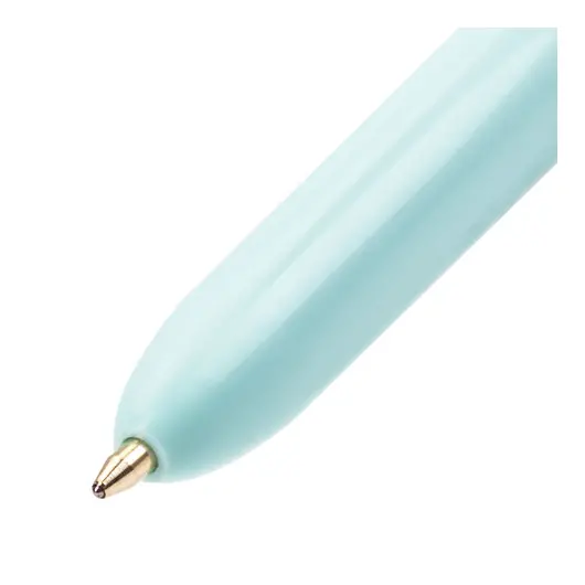 Ручка шариковая автоматическая BIC &quot;4 Colours&quot;, 4 цвета (голубой,фиолетовый, розовый, салатовый), узел 1 мм, линия письма 0,32 мм, 887777, фото 3
