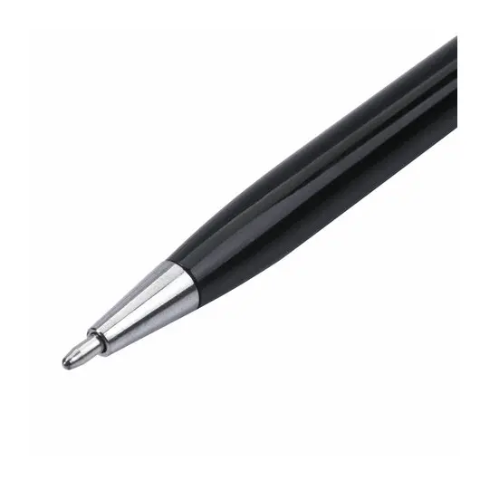 Ручка бизнес-класса шариковая BRAUBERG &quot;Delicate Black&quot;, корпус черный, узел 1 мм, линия письма 0,7 мм,синяя, 141399, фото 4