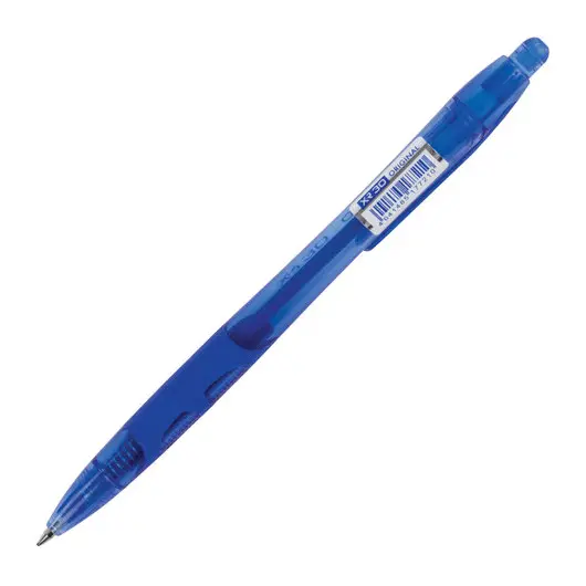 Ручка шариковая автоматическая ERICH KRAUSE &quot;XR-30&quot;, СИНЯЯ, корпус синий, узел 0,7 мм, линия письма 0,35 мм, 17721, фото 2