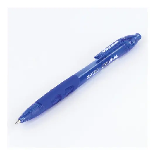 Ручка шариковая автоматическая ERICH KRAUSE &quot;XR-30&quot;, СИНЯЯ, корпус синий, узел 0,7 мм, линия письма 0,35 мм, 17721, фото 5