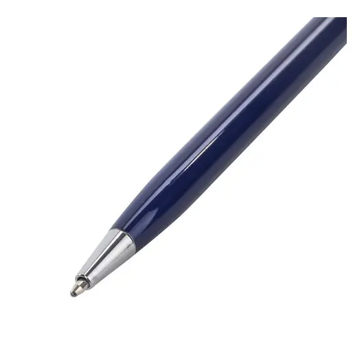 Ручка бизнес-класса шариковая BRAUBERG &quot;Delicate Blue&quot;, корпус синий, узел 1 мм, линия письма 0,7 мм, синяя, 141400, фото 3