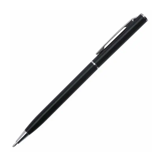 Ручка бизнес-класса шариковая BRAUBERG &quot;Delicate Black&quot;, корпус черный, узел 1 мм, линия письма 0,7 мм,синяя, 141399, фото 1