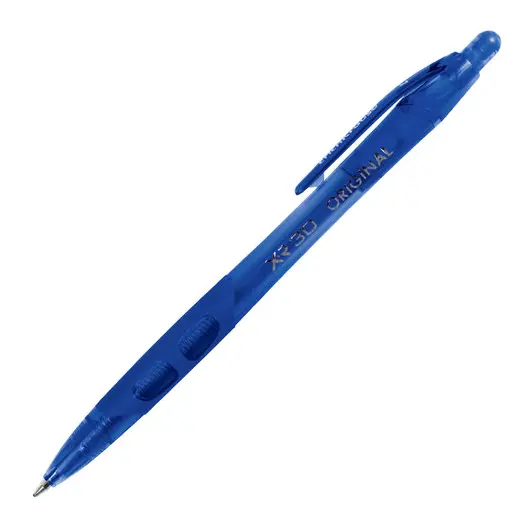 Ручка шариковая автоматическая ERICH KRAUSE &quot;XR-30&quot;, СИНЯЯ, корпус синий, узел 0,7 мм, линия письма 0,35 мм, 17721, фото 1