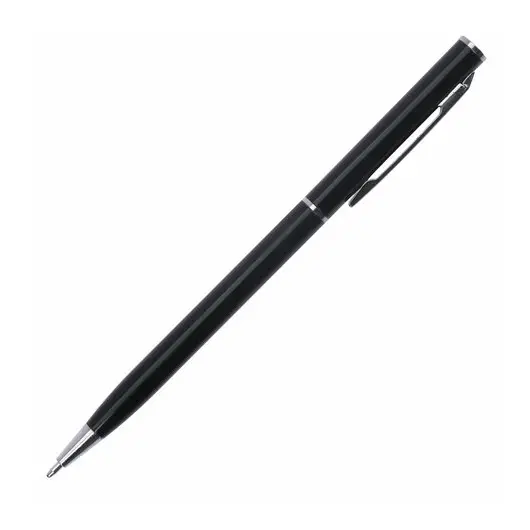 Ручка бизнес-класса шариковая BRAUBERG &quot;Delicate Black&quot;, корпус черный, узел 1 мм, линия письма 0,7 мм,синяя, 141399, фото 3