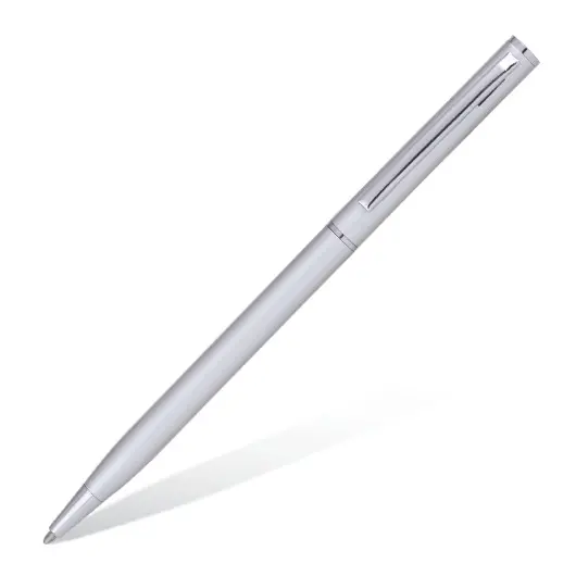 Ручка бизнес-класса шариковая BRAUBERG &quot;Delicate Silver&quot;, корпус серебристый, узел 1 мм, линия письма 0,7 мм,синяя, 141401, фото 2