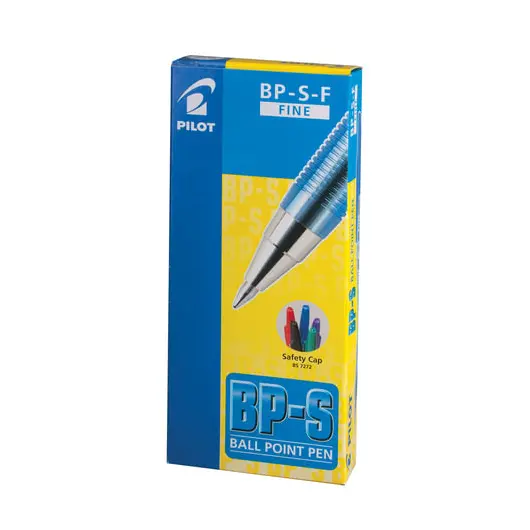 Ручка шариковая масляная PILOT &quot;BP-S&quot;, СИНЯЯ, корпус тонированный синий, узел 0,7 мм, линия письма 0,32 мм, BP-S-F, фото 2