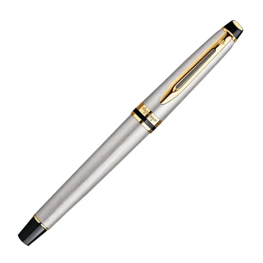 Ручка подарочная перьевая WATERMAN &quot;Expert 3 Stainless Steel GT&quot;, серебристый корпус, позолоченные детали, синяя, S0951940, фото 2
