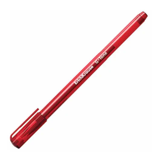 Ручка гелевая ERICH KRAUSE &quot;G-Tone&quot;, КРАСНАЯ, корпус тонированный красный, узел 0,5 мм, линия письма 0,4 мм, 17811, фото 8