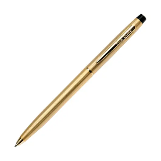 Ручка подарочная шариковая PIERRE CARDIN (Пьер Карден) &quot;Gamme&quot;, корпус латунь, золотистые детали, синяя, PC0808BP, фото 1