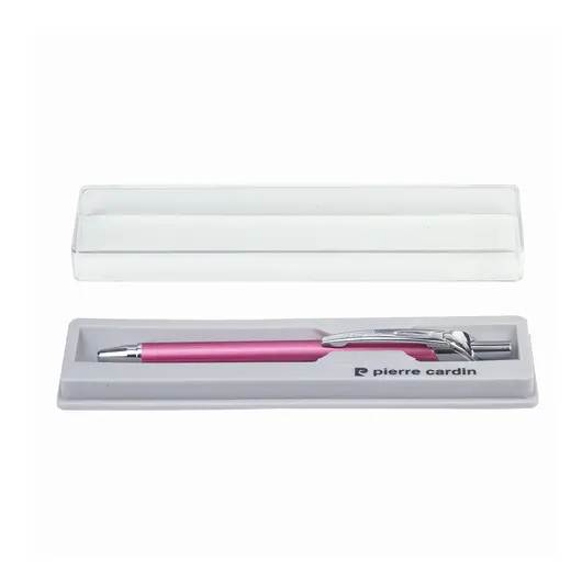 Ручка подарочная шариковая PIERRE CARDIN &quot;Actuel&quot;, корпус розовый, алюминий, хром, синяя, PC0503BP, фото 2