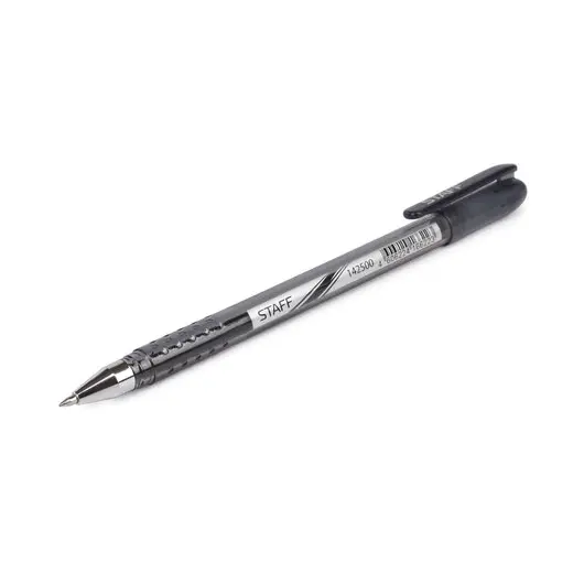 Ручка стираемая гелевая STAFF, ЧЕРНАЯ, корпус черный, хромированные детали, узел 0,5 мм, линия письма 0,38 мм, 142500, фото 6